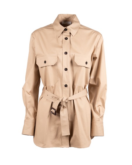 Shop ANTONELLI  Giacca: Antonelli camicia "Kazakistan".
Colletto.
Maniche lunghe.
Taschini su petto.
Cintura removibile in vita.
Composizione: 95% Cotone 5% Elastan.
Fabbricato in Italia.. KAZAKISTAN N3615 143C-225